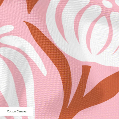 Morris Vines, Terracotta and Pink Fabric