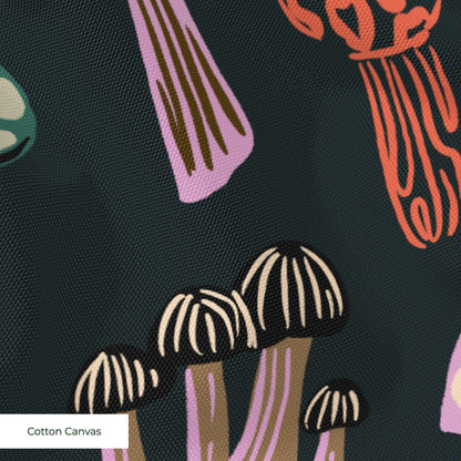 Eclectic Shrooms, Vintage Fabric