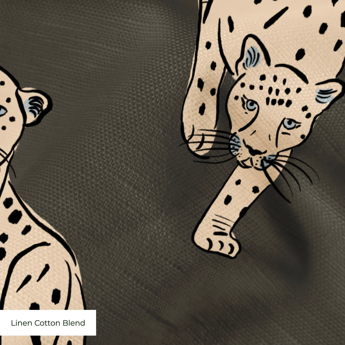Big Cats, Urbane Bronze, Medium Fabric