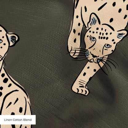 Big Cats, Urbane Bronze, Medium Fabric