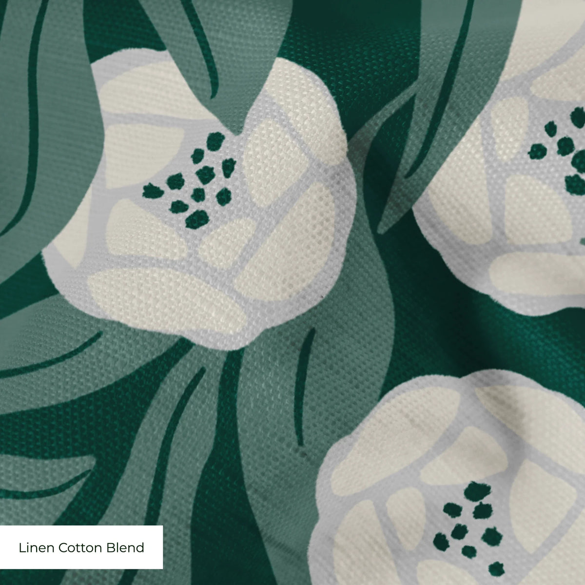 Art Deco Flowers in Country Squire Fabric