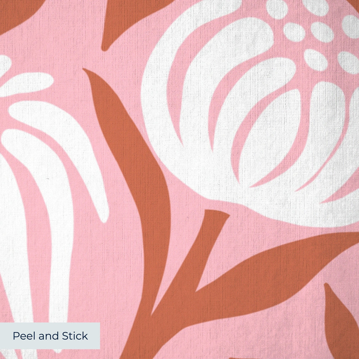 Morris Vines, Terracotta and Pink Wallpaper