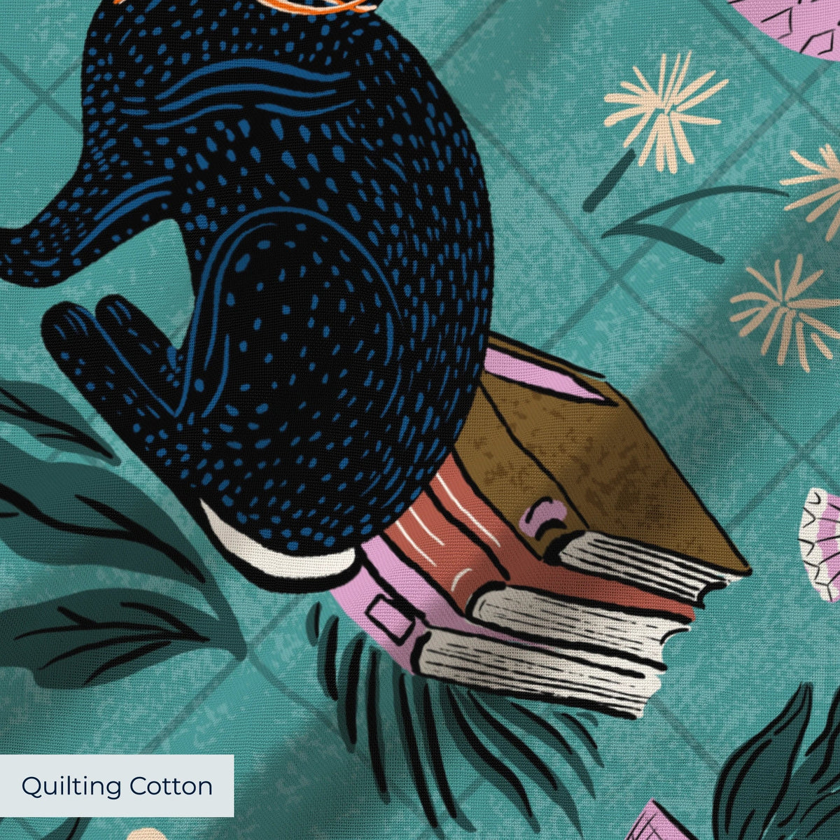 Bookish Bunnies Fabric