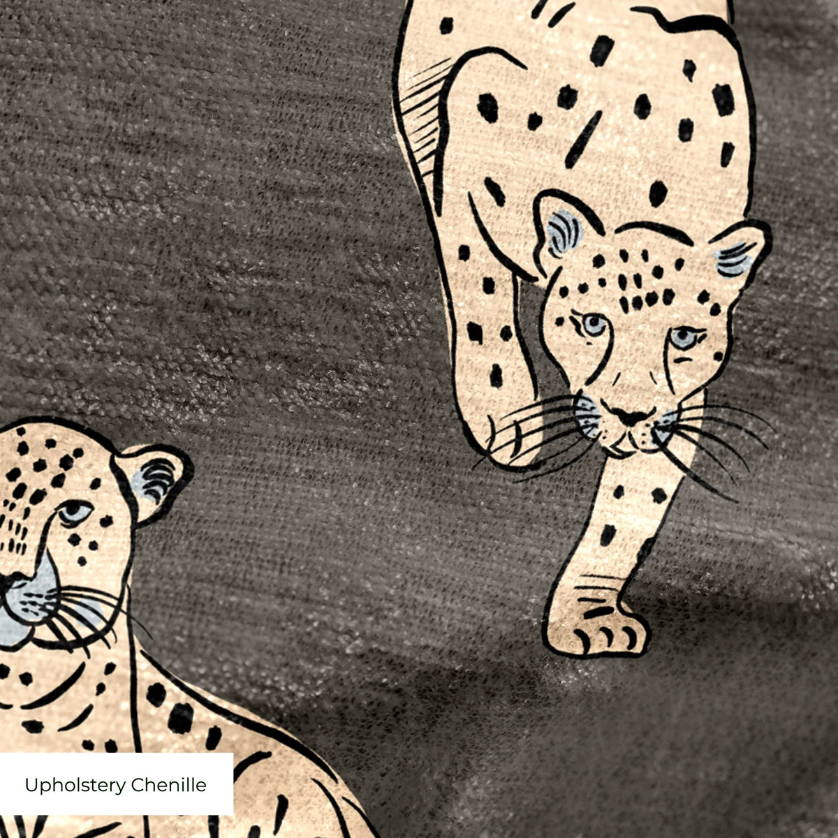Big Cats, Urbane Bronze, Medium Fabric