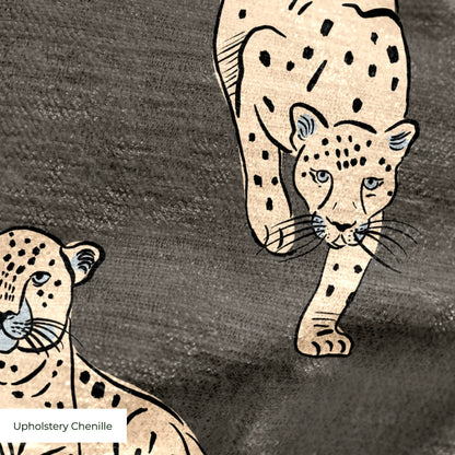 Big Cats, Urbane Bronze, Medium Fabric