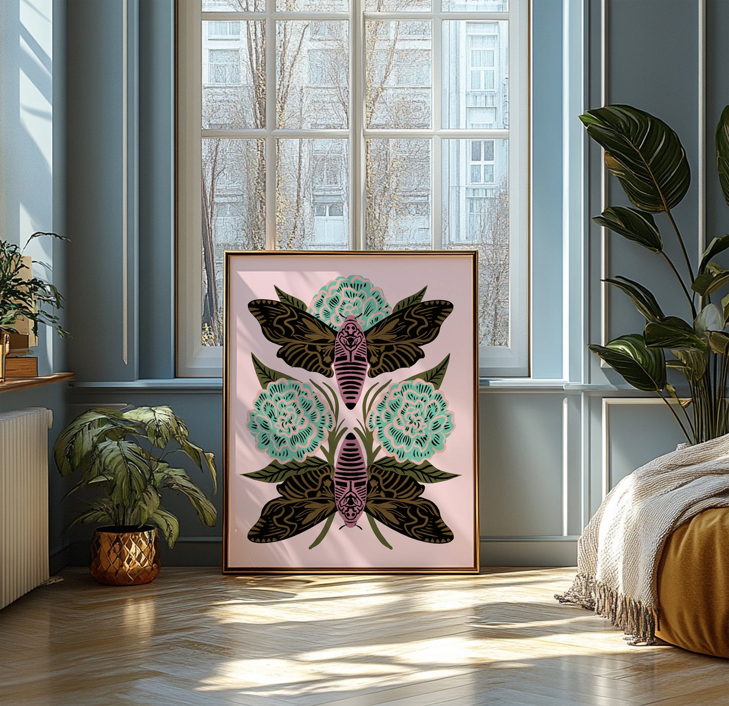 Death's Head Moth - Art Print