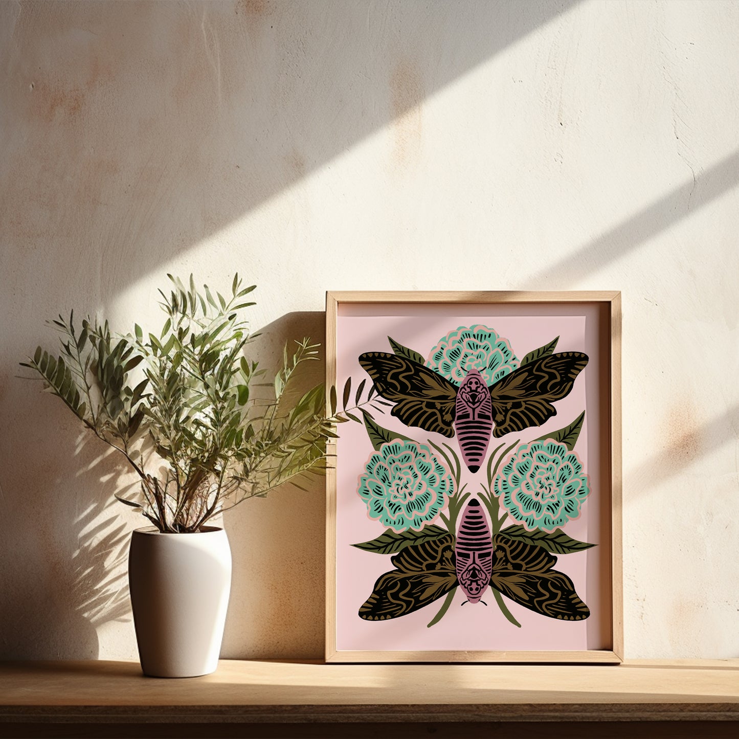 Death's Head Moth - Art Print