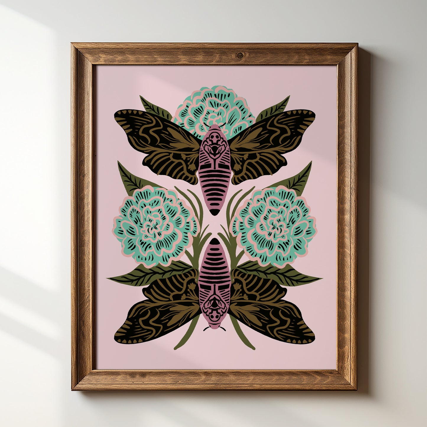 Death's Head Moth - Art Print