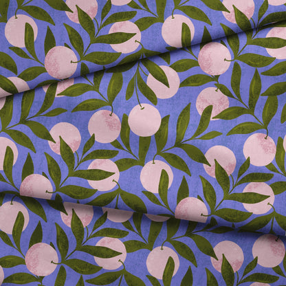 Orange Grove - periwinkle  Fabric