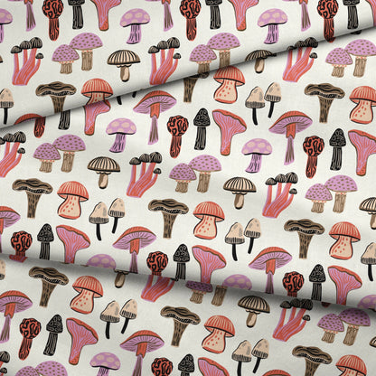 Foraged Mushrooms Fabric