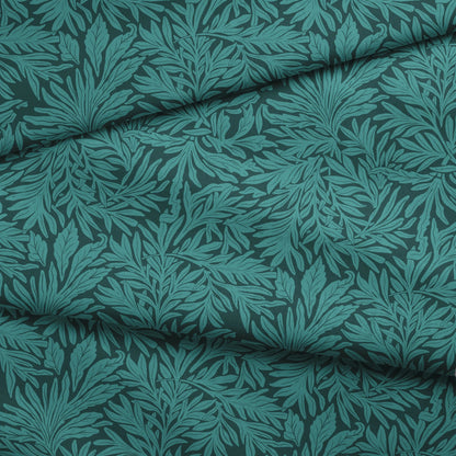 Willow Leaves, Lush Teal Fabric