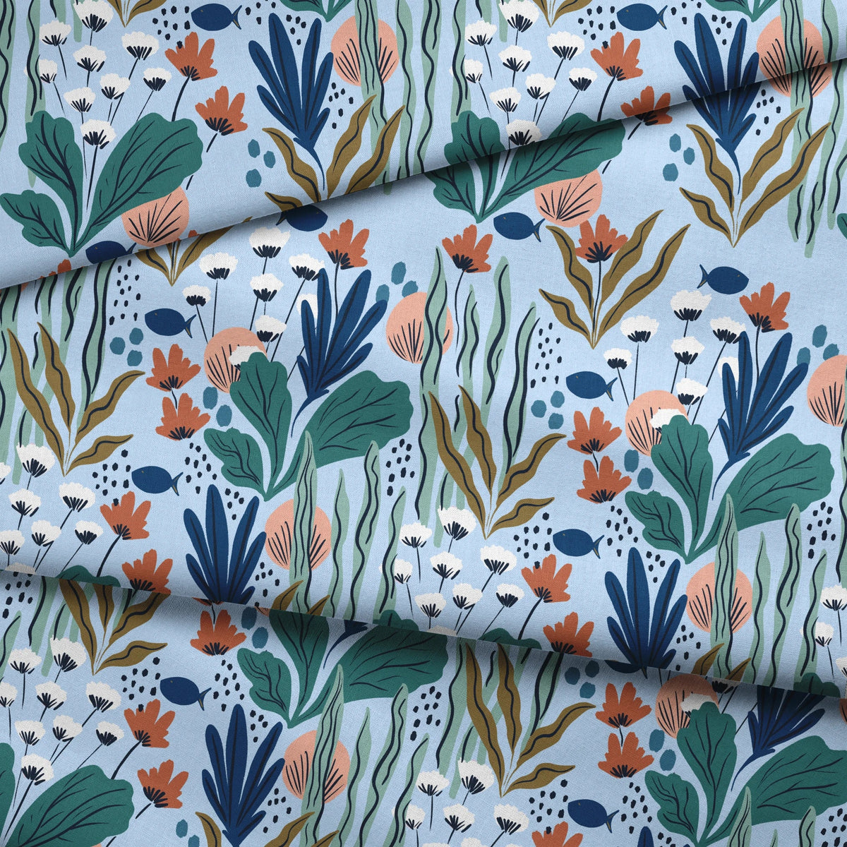 Underwater Aquarium Fabric
