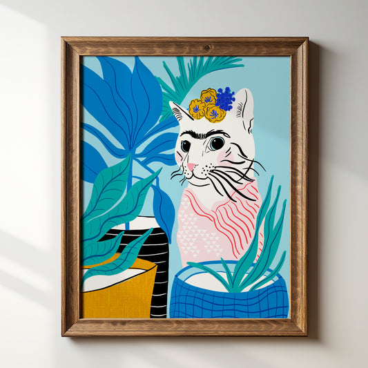 Frida Catlo - Art Print