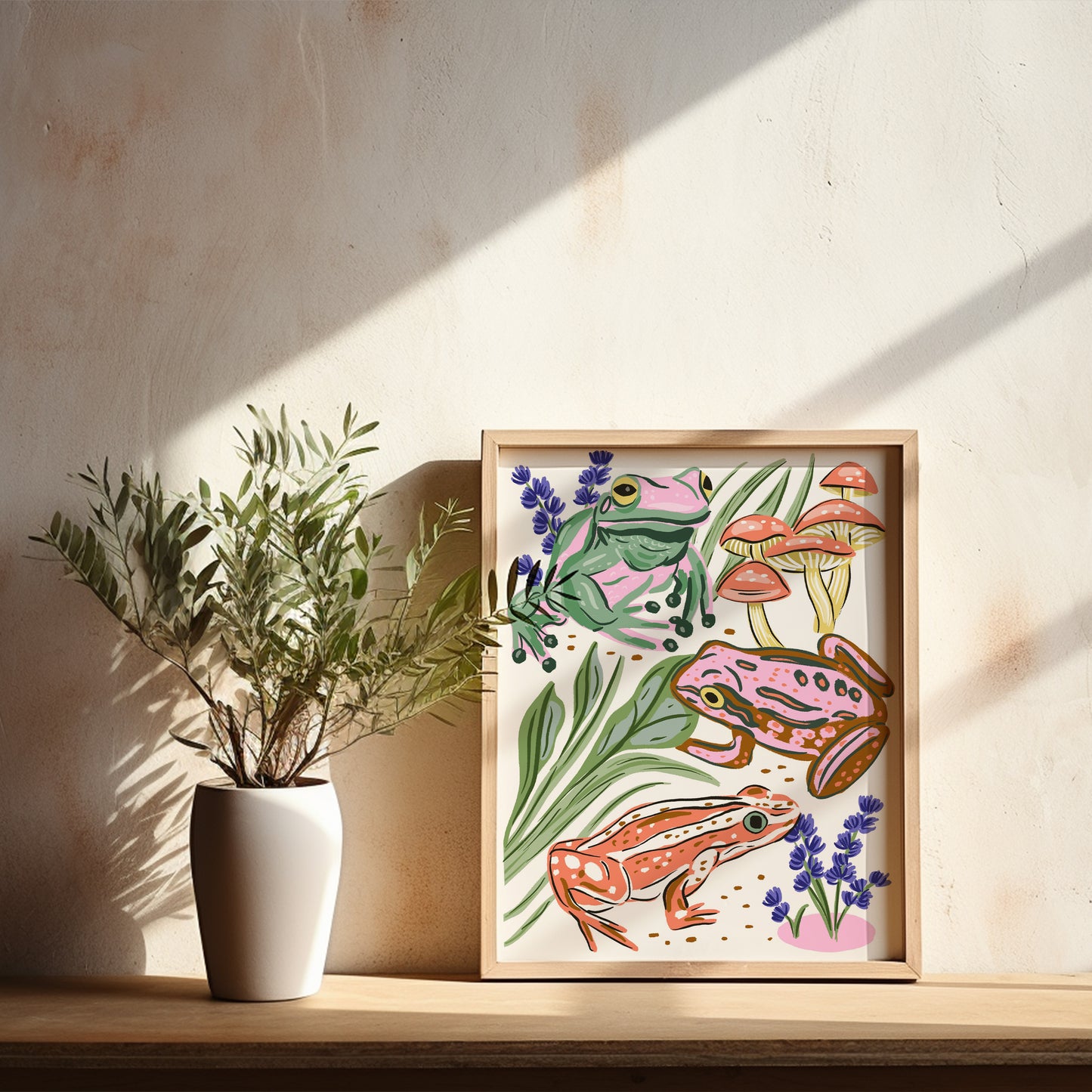 Forest Frogs - Art Print