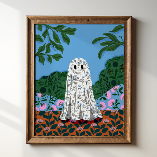 Garden Ghost - Art Print
