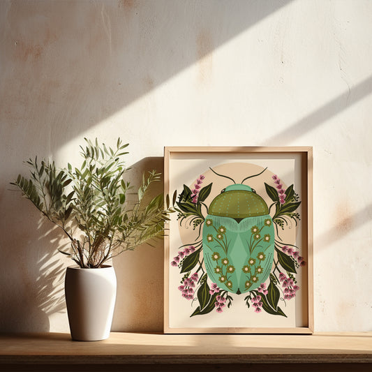 Japanese Beetle - Art Print