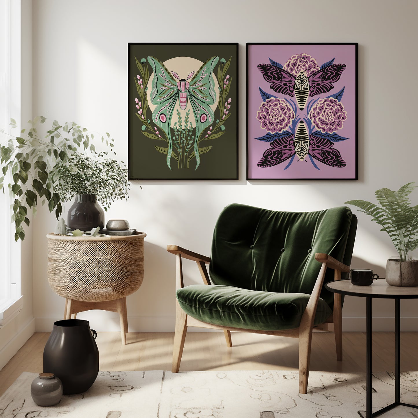 Death's Head Moth - Art Print