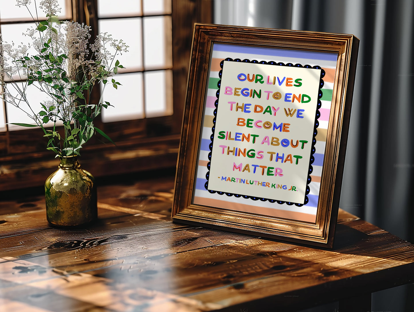 MLK Qoute- Art Print