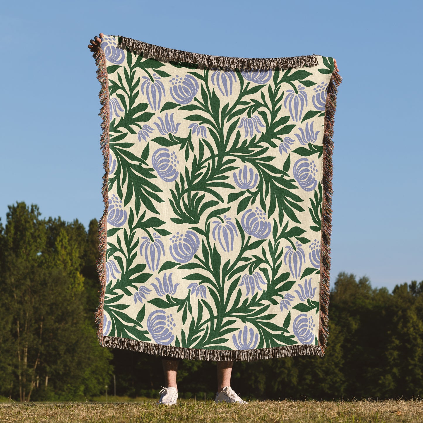 Morris Vines Throw Blanket