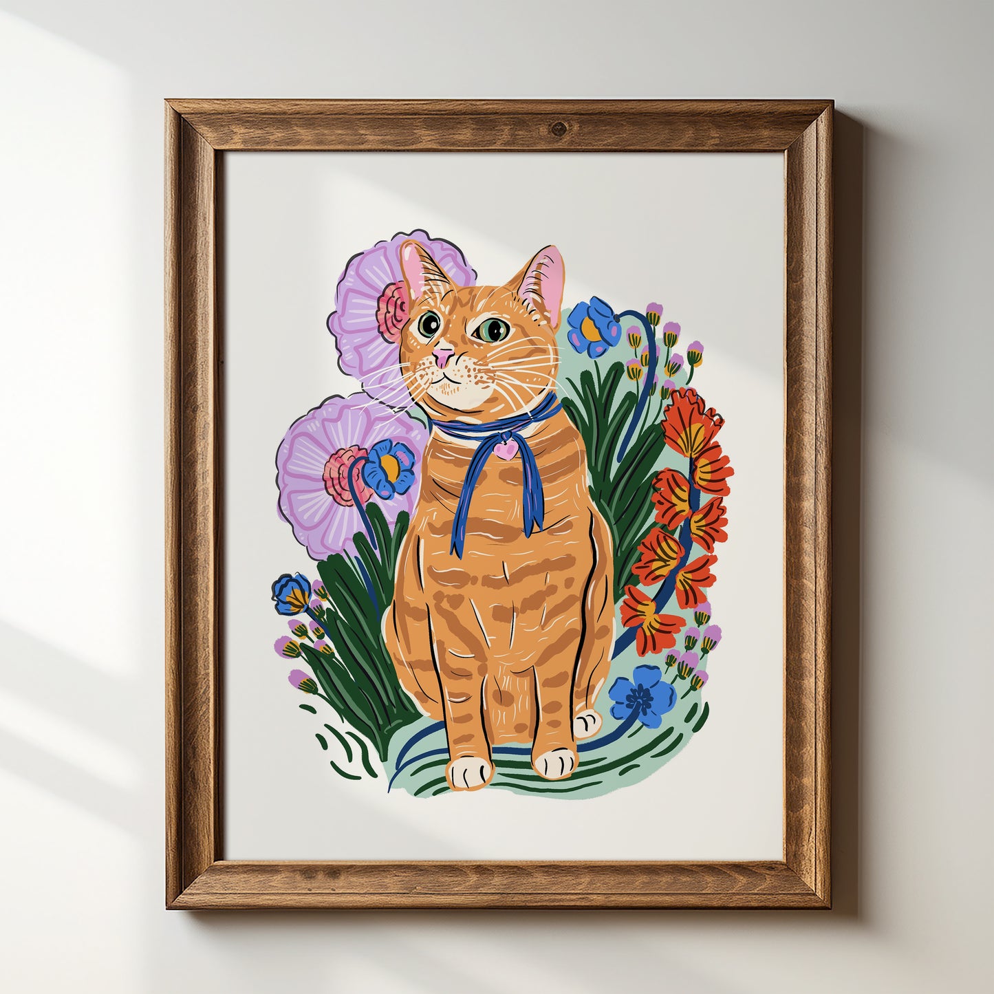 Orange Cat - Art Print