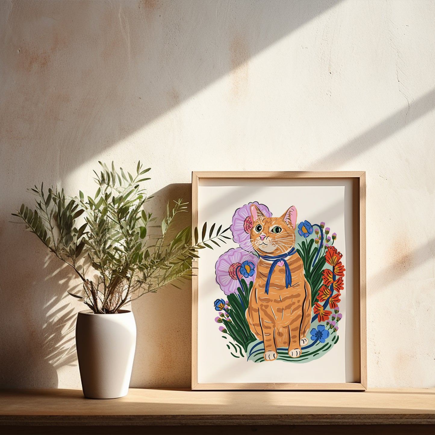 Orange Cat - Art Print