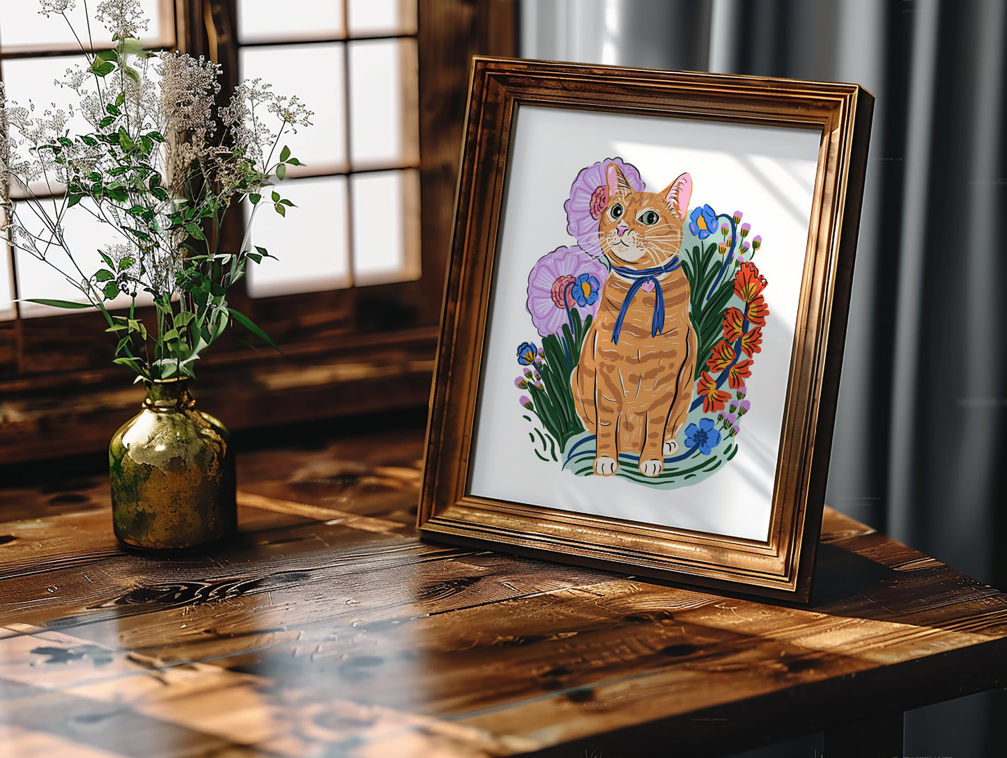 Orange Cat - Art Print