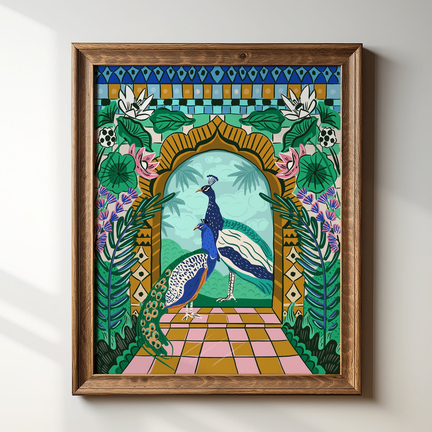 Peacocks - Art Print