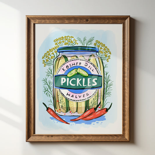 Pickle Jar - Art Print