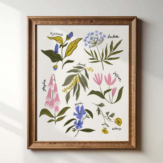 Poisonous Plants - Art Print