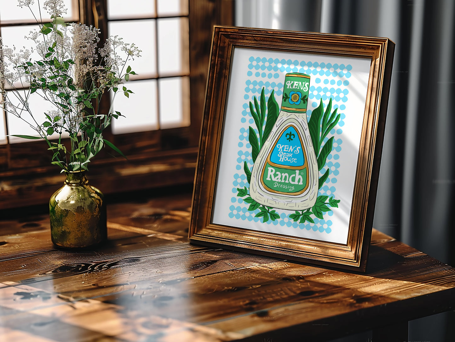 Ken's Steakhouse Ranch - Art Print