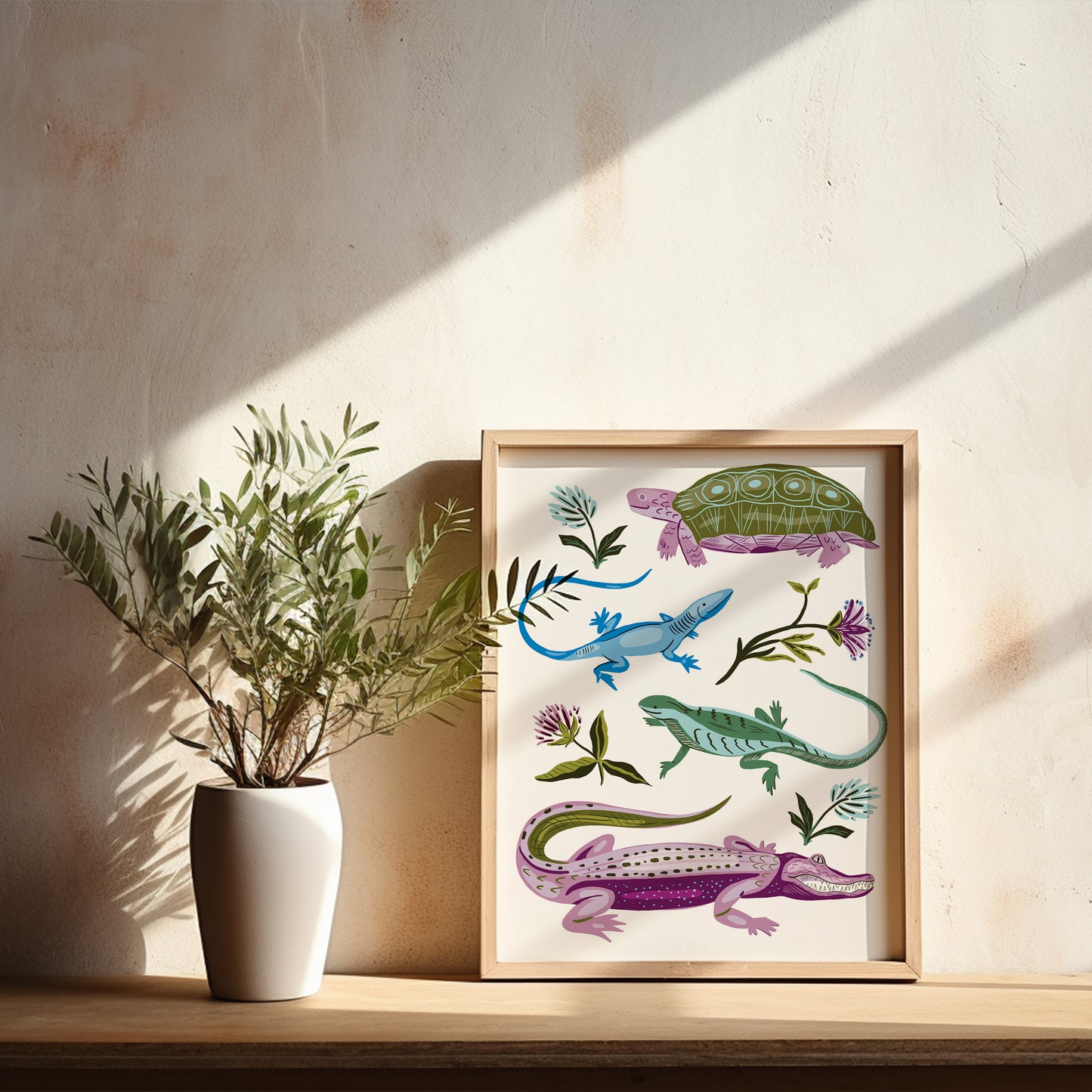 Reptiles - Art Print