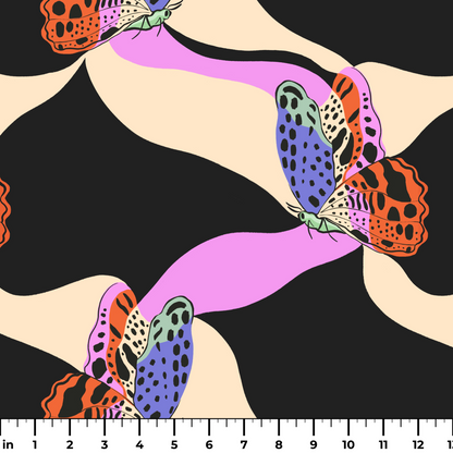 Abstract Butterflies  Fabric