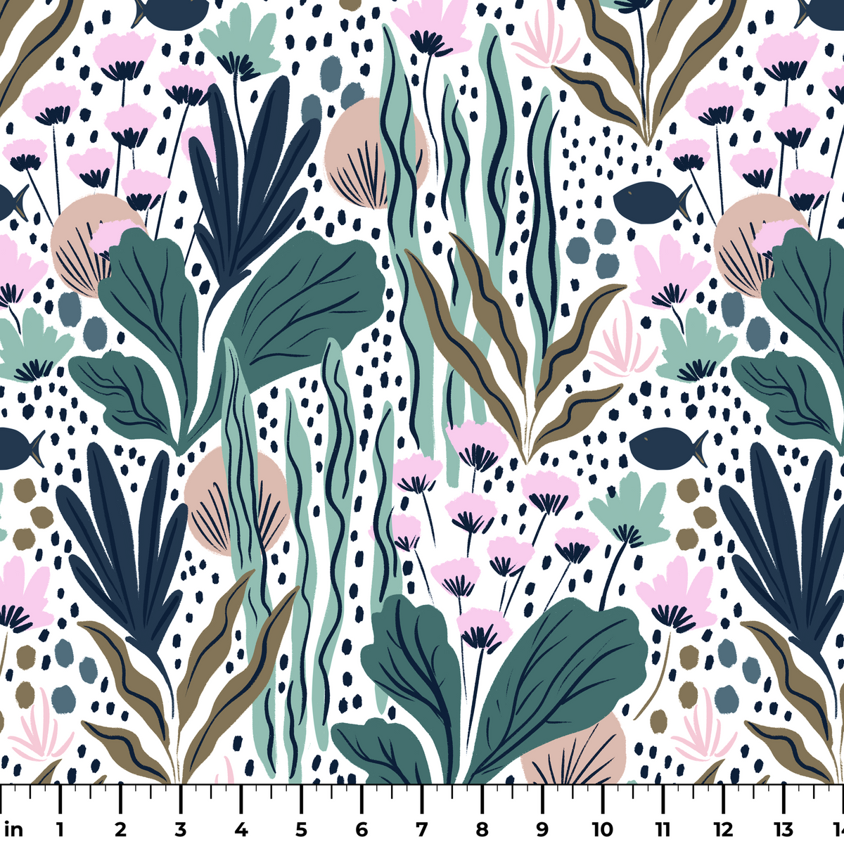 Peaceful Sea Fabric