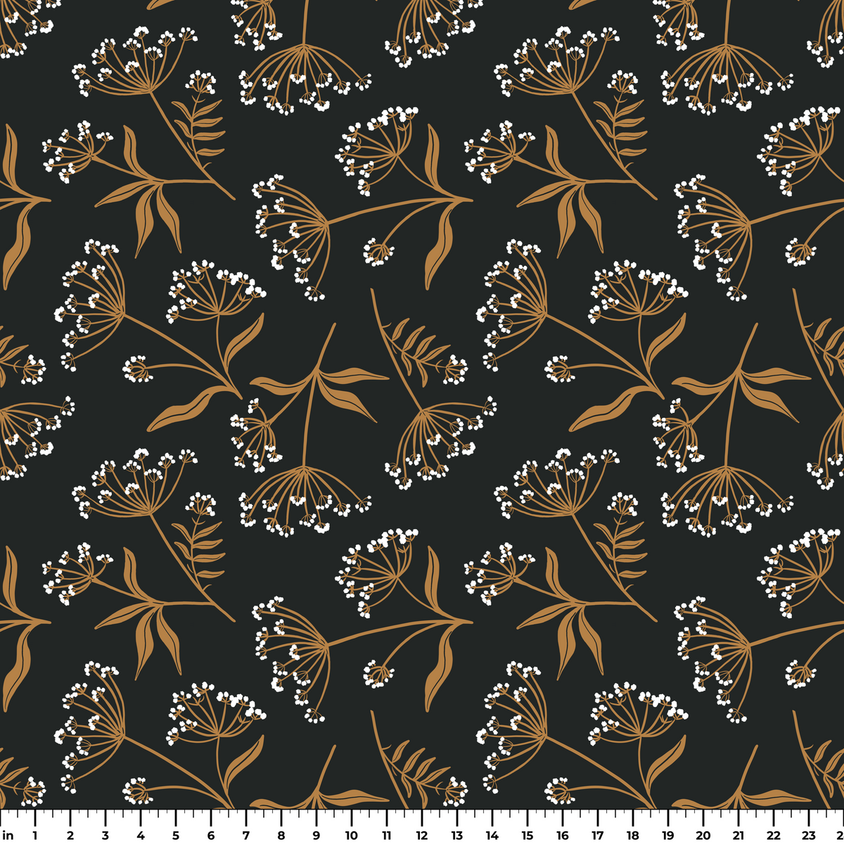 Queen Anne's Lace, Vintage Wallpaper