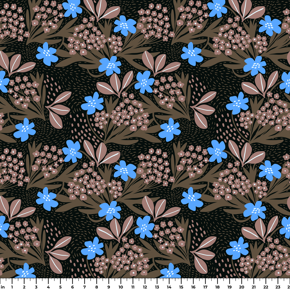 Edinburgh Floral, Moody Wallpaper