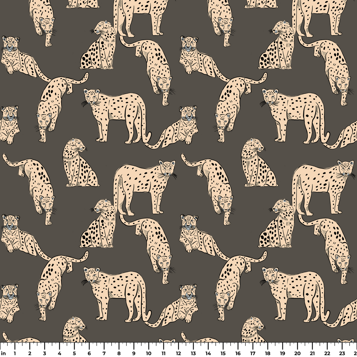 Big Cats, Urbane Bronze, Medium Wallpaper