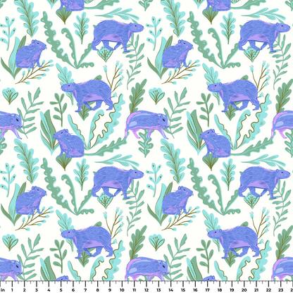 Candy Colored Capybara Wallpaper
