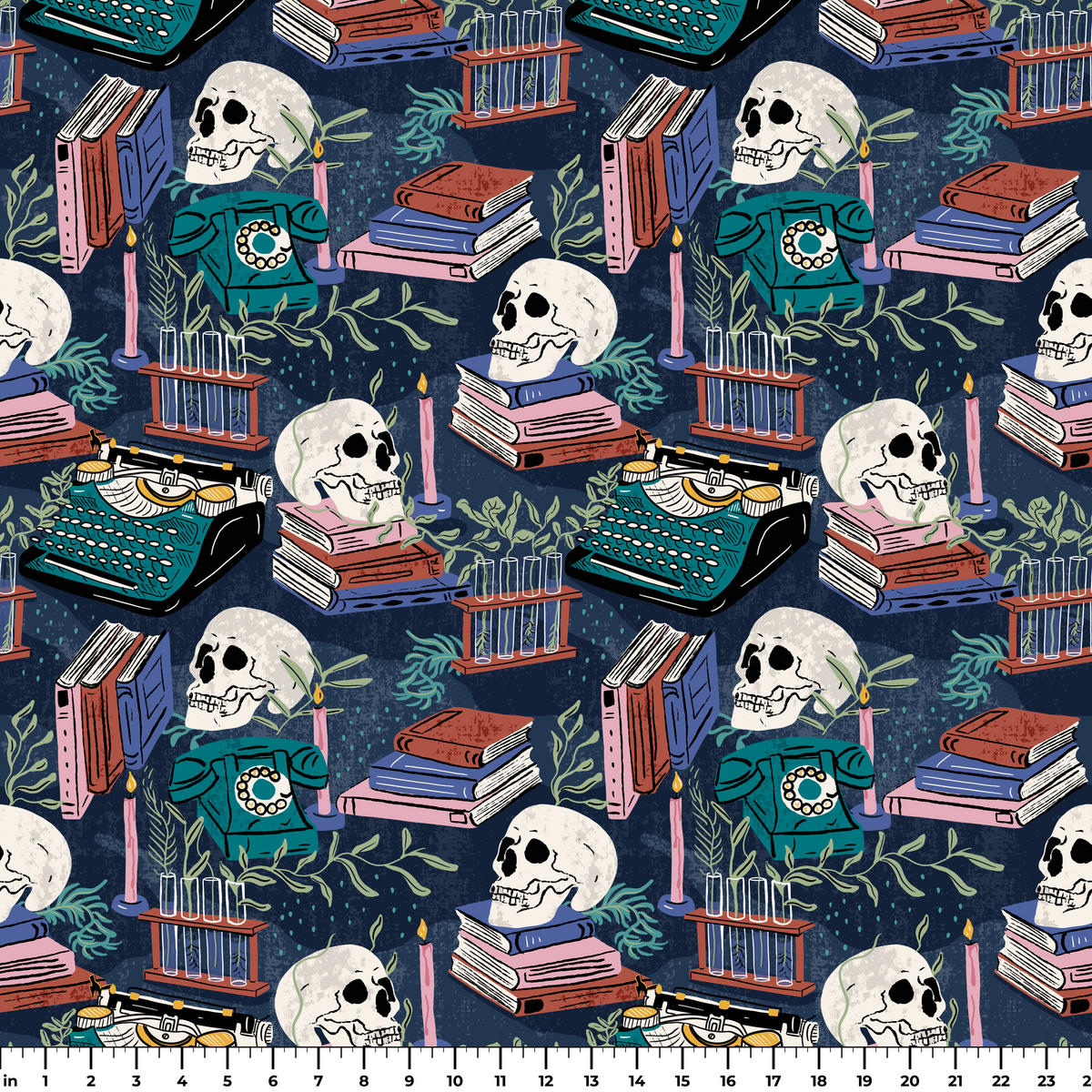 Edgar's Writing Room Wallpaper