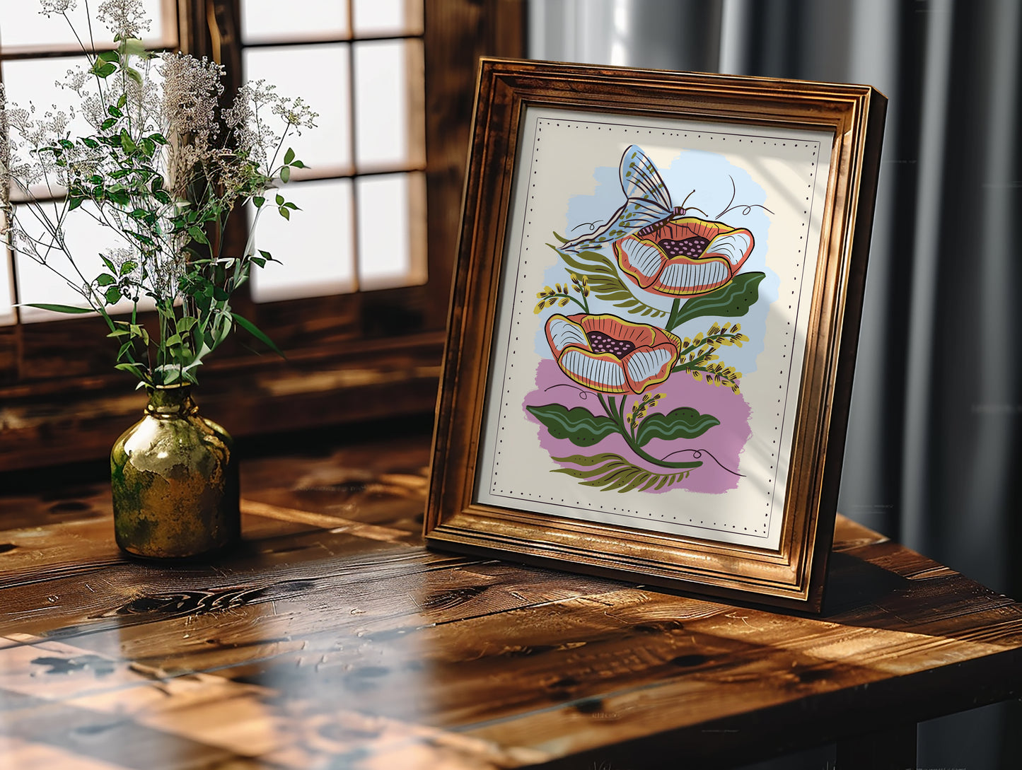 Spring Butterfly - Art Print