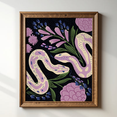 Twin Snakes - Art Print