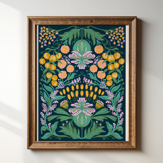 Victorian Floral - Art Print