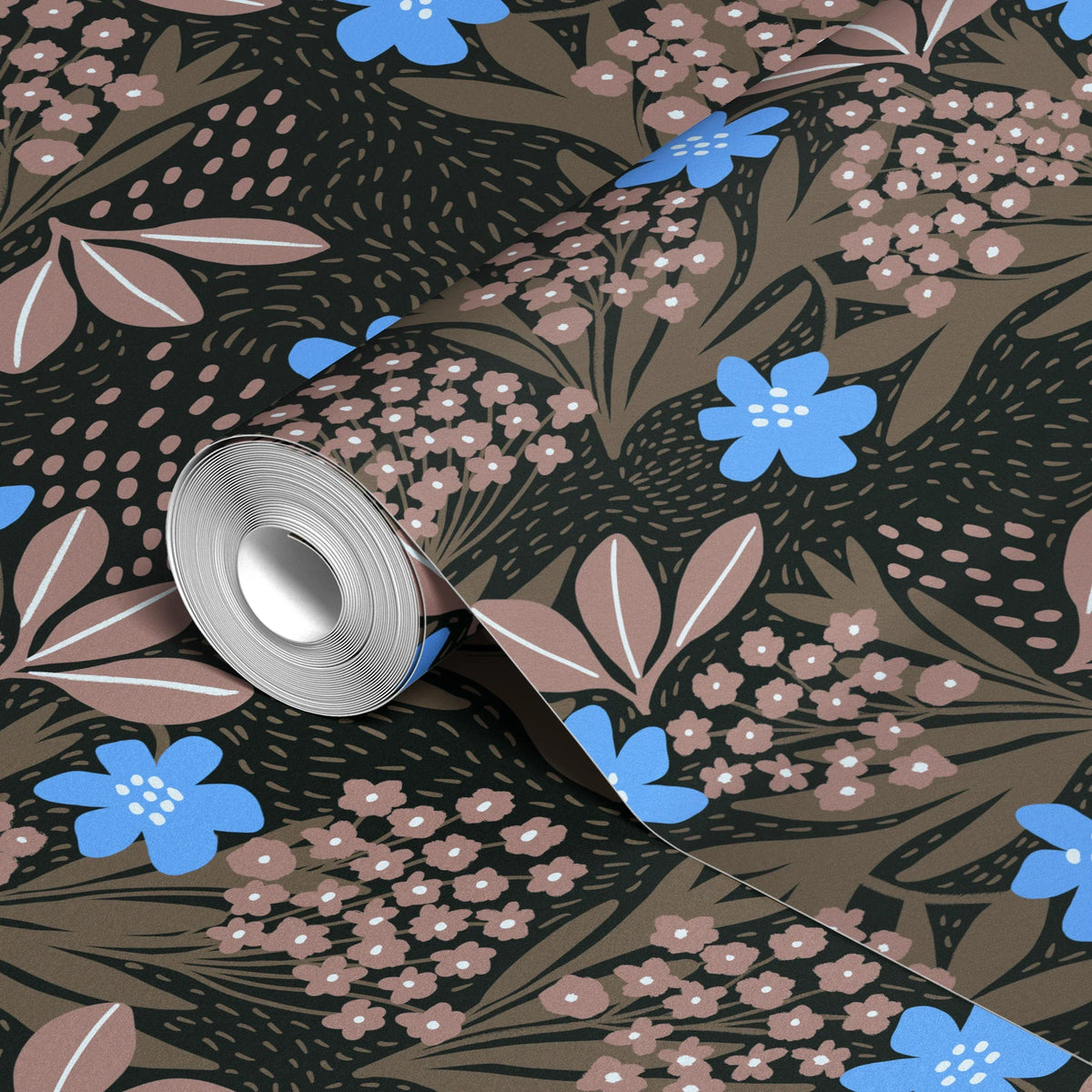 Edinburgh Floral, Moody Wallpaper