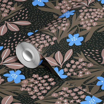 Edinburgh Floral, Moody Wallpaper