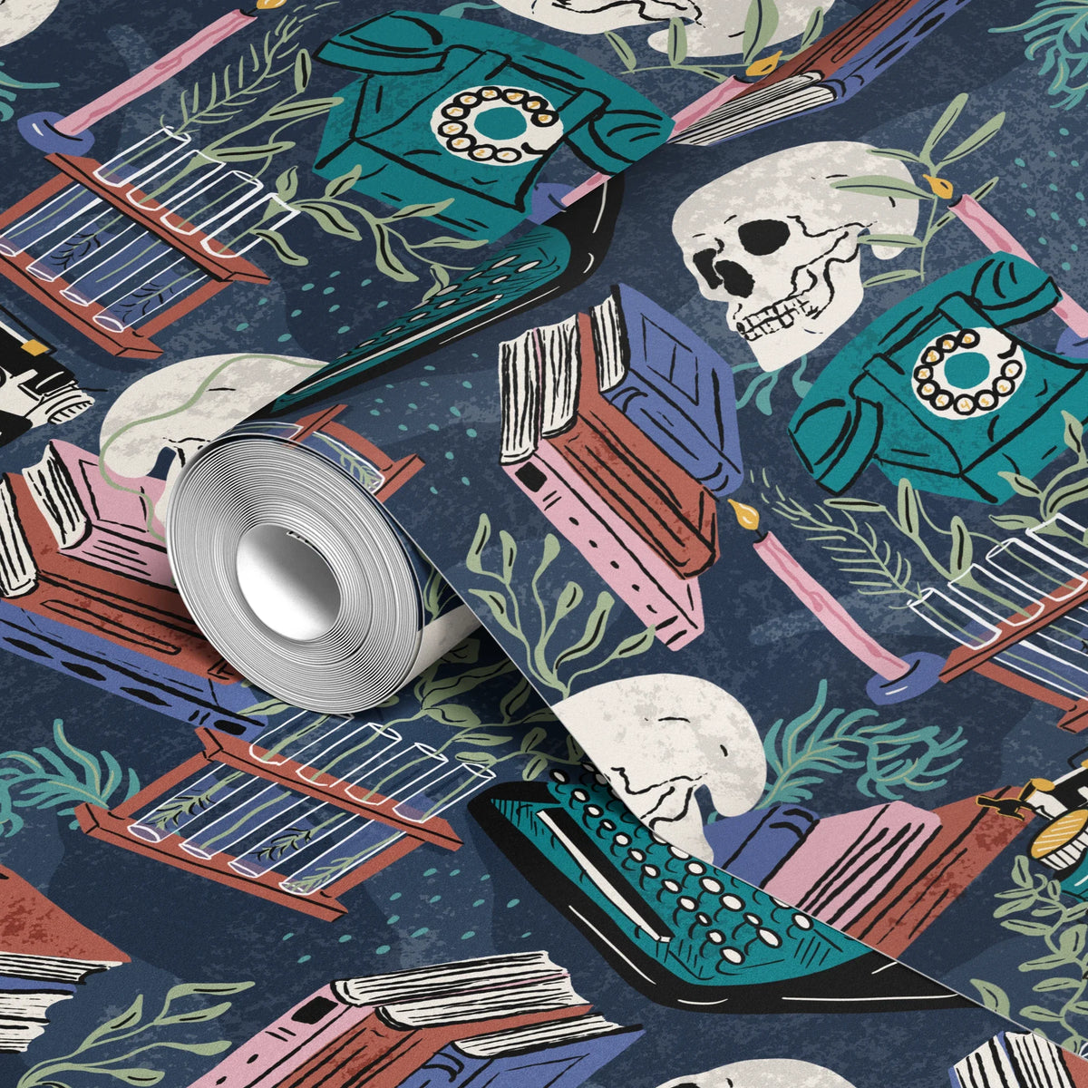 Edgar's Writing Room Wallpaper